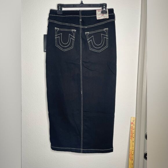 Black True Religion Maxi Skirt - Picture 6 of 8